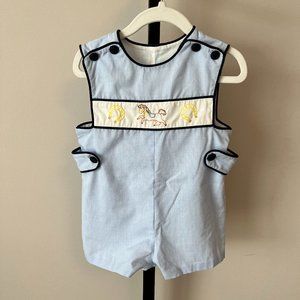 Lullaby Jon Jon - Embroidered Horse and Horseshoe - Size 18 month